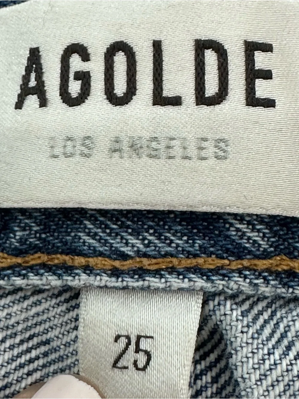 AGOLDE high waisted  90s pinch waist jeans size 25 light wash